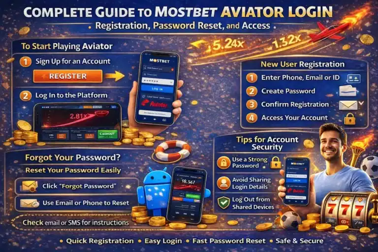 Mostbet Aviator login guide