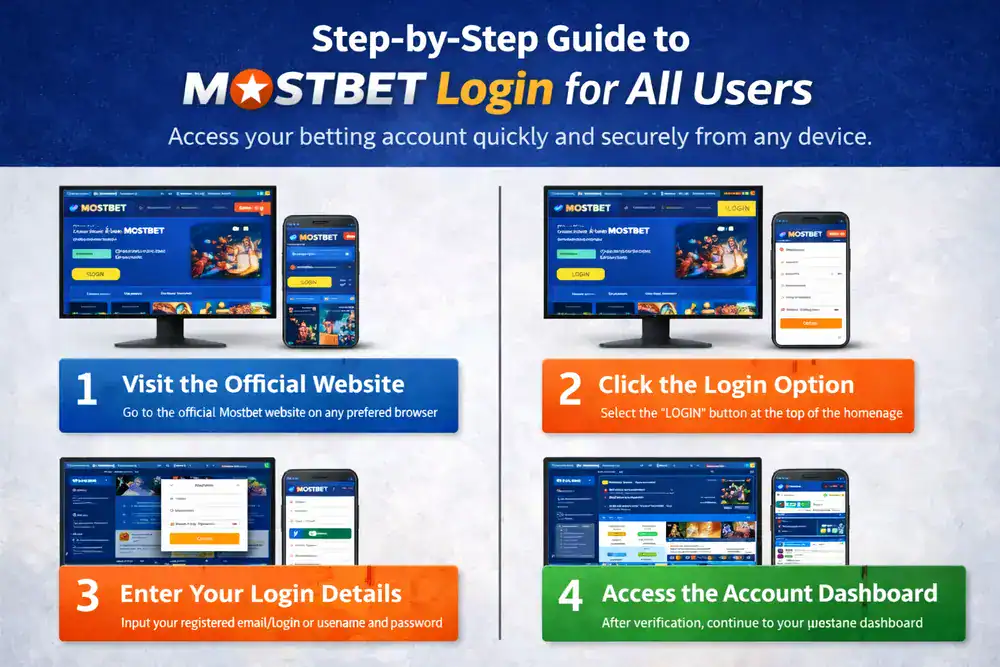mostbet login guide